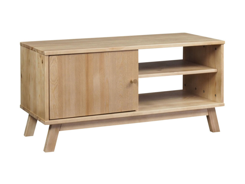 Szafka drewniana RTV OREGON WOOD 109 cm, kolor dębowy