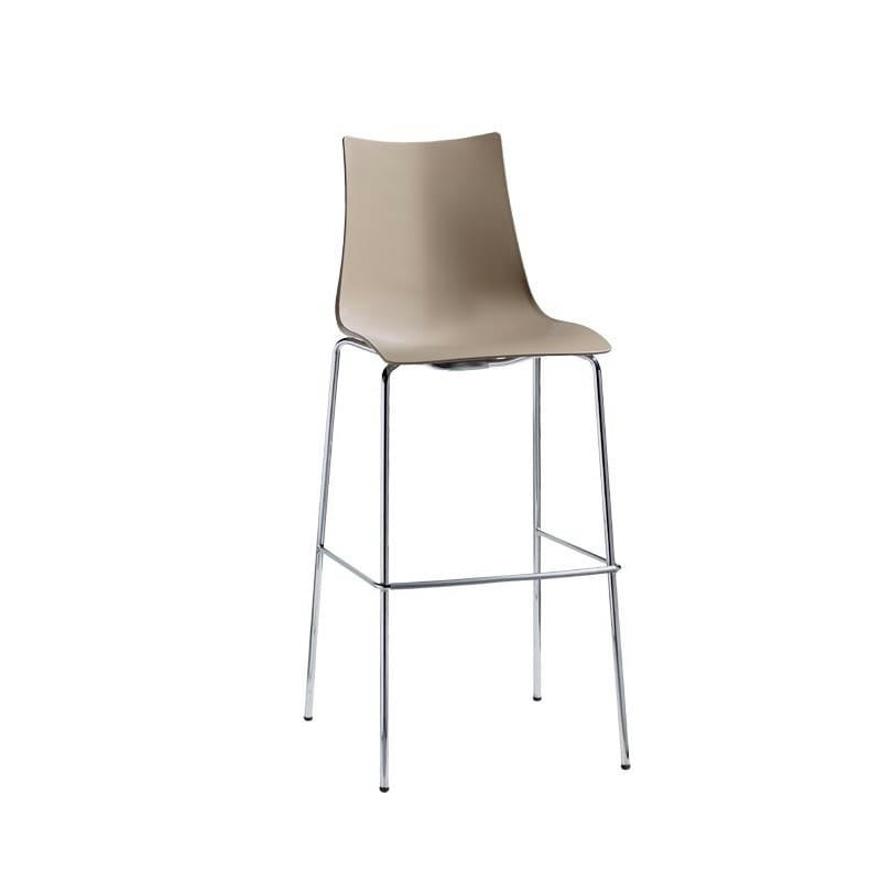 ZEBRA - Tabouret design en plastique touterelle