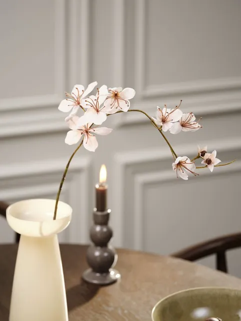 Kunstig blomst OLA H80cm hvid