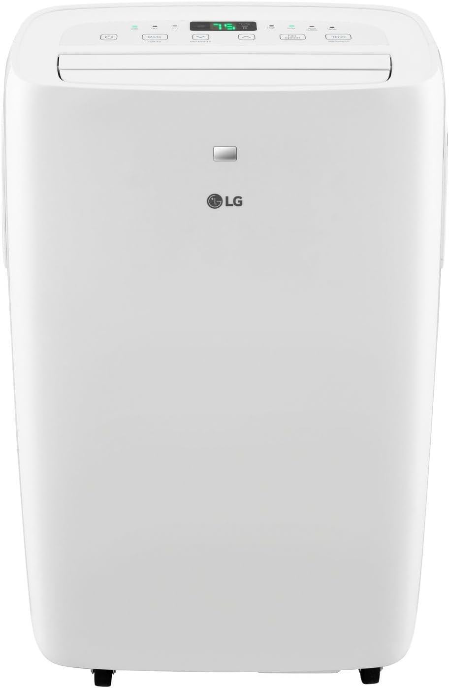 LG 6,000 BTU DOE 8,000 BTU ASHRAE Portable Air Conditioner, 115V, Cools 250 Sq.Ft. (10' x 25' Room Size), Quiet Operation, LCD Remote Control, and Window Installation Kit, White