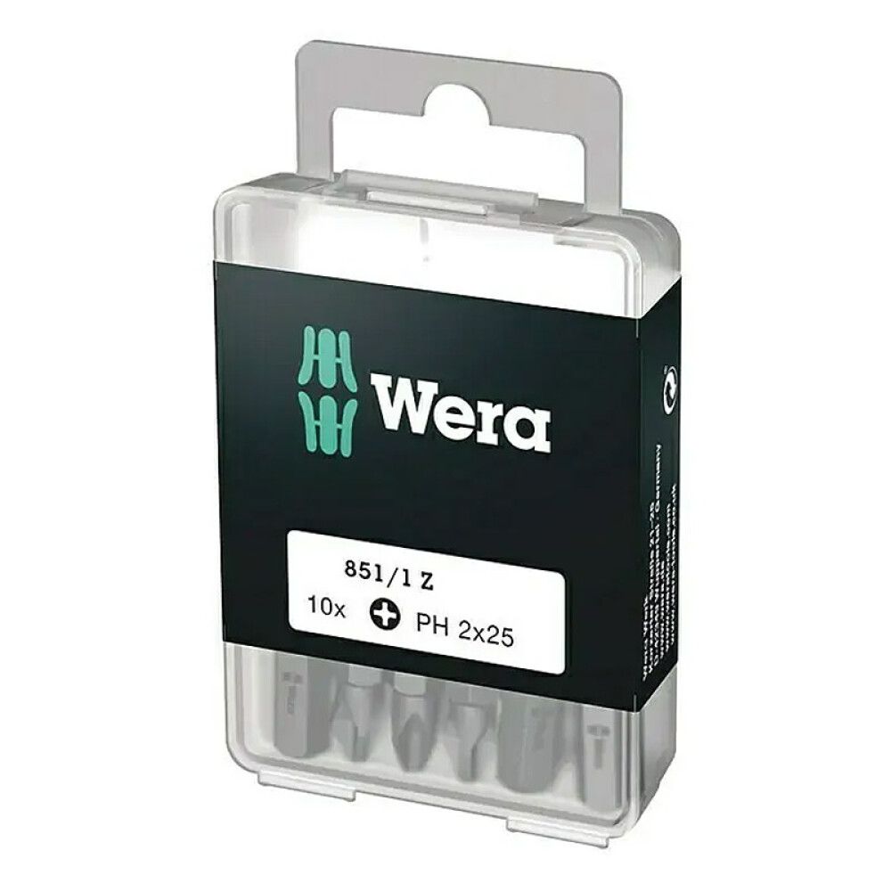 BITSSETT WERA PH2 10STK