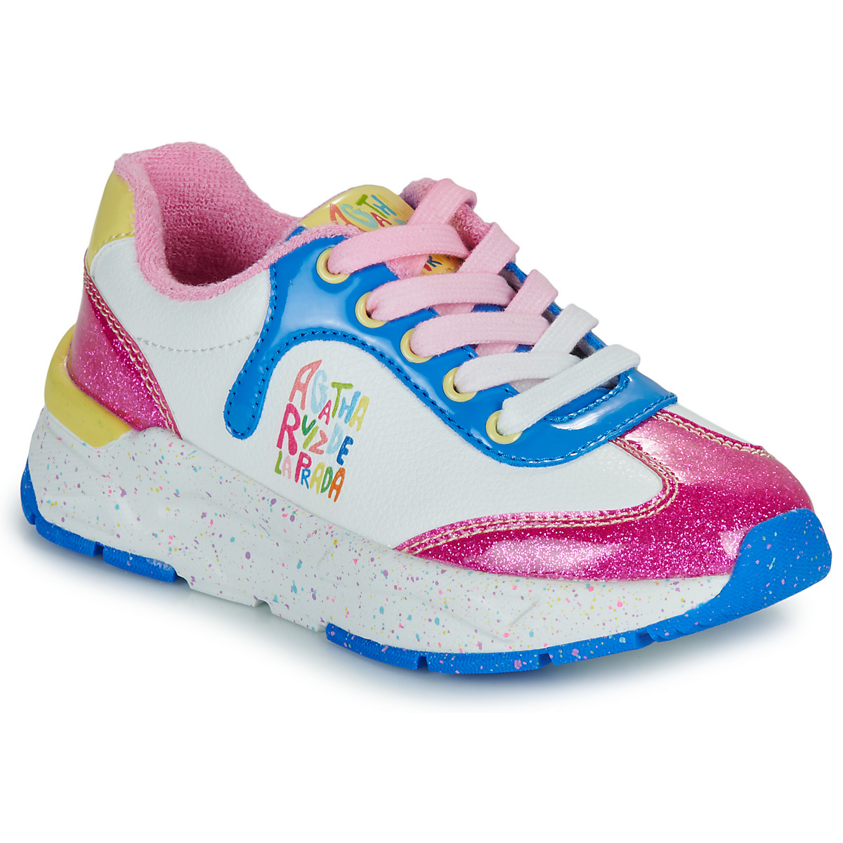 Agatha Ruiz de la Prada - SNEAKER - White / Blue / Pink
