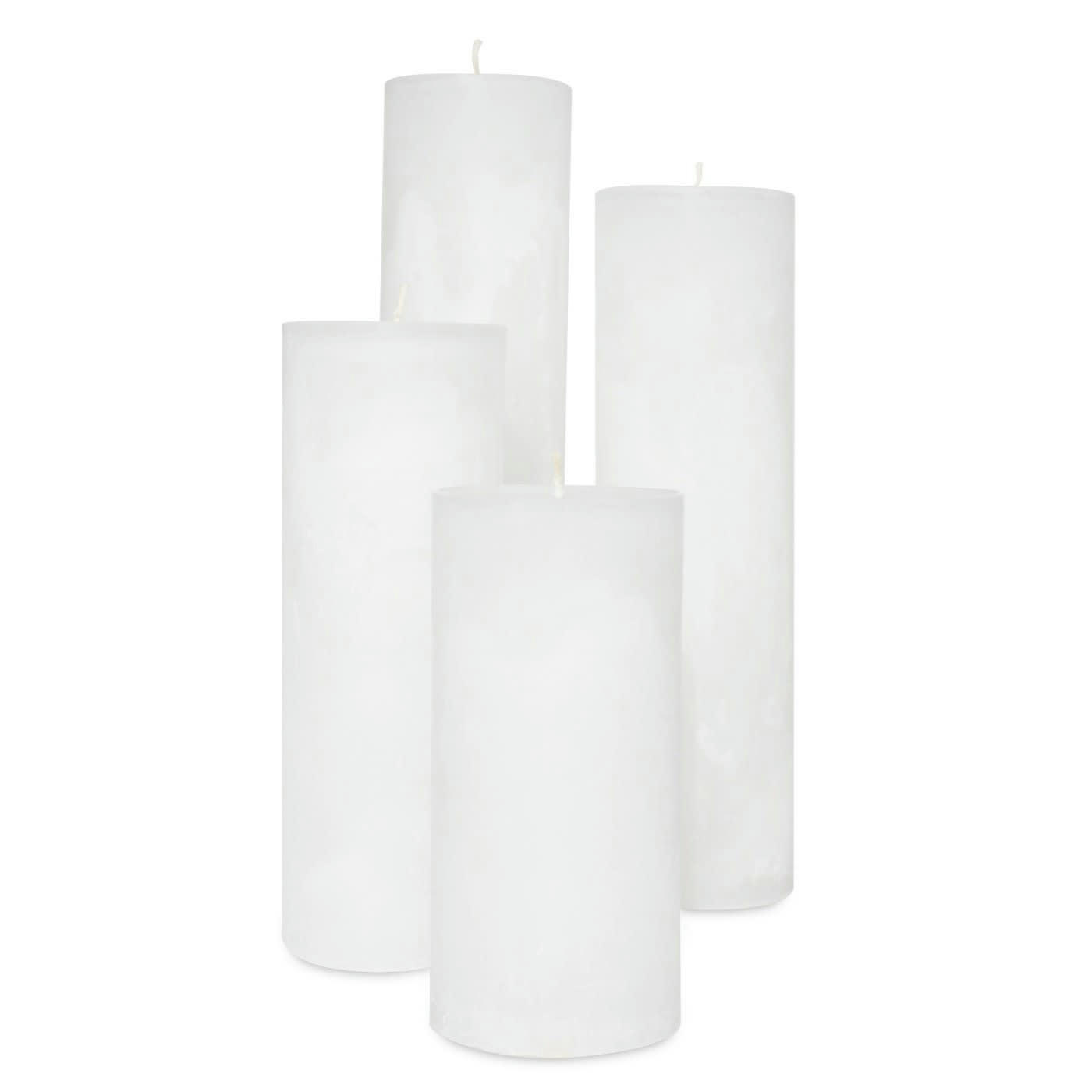 - Bougie blanche D7x25cm