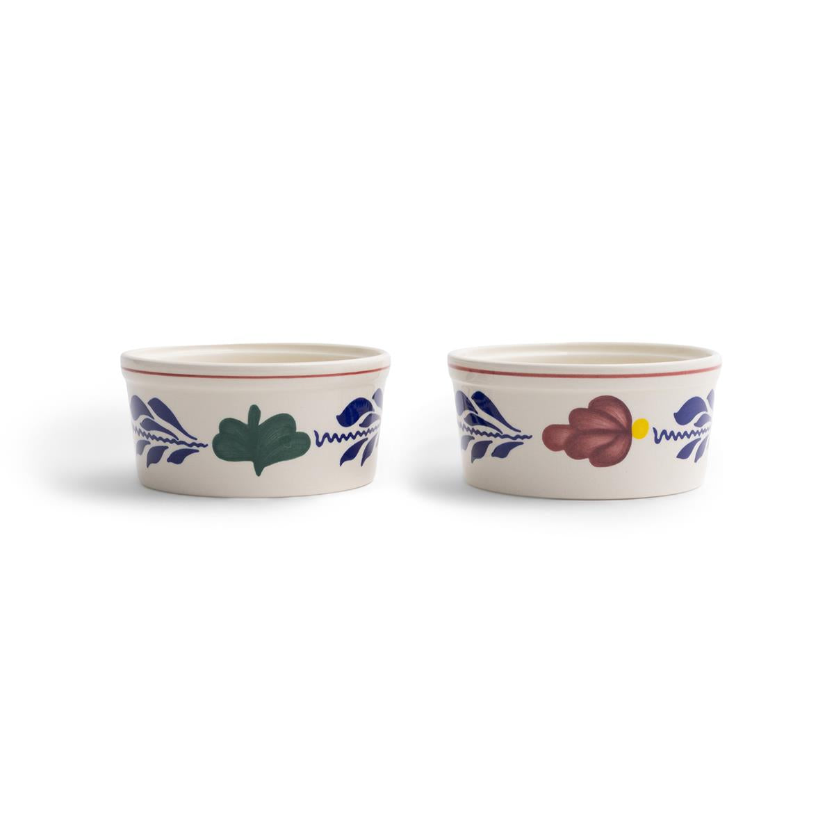 Royal Boch ramekins Boerenbont - set van 2 - 9,5cm - keramiek