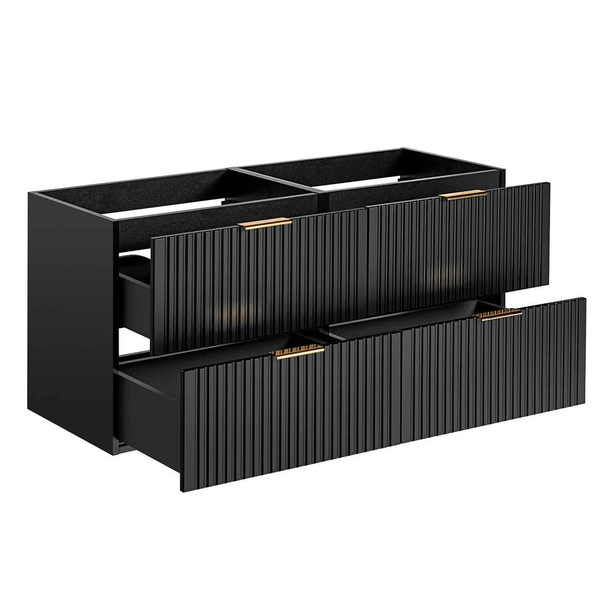- Meuble sous-vasque 120cm noir