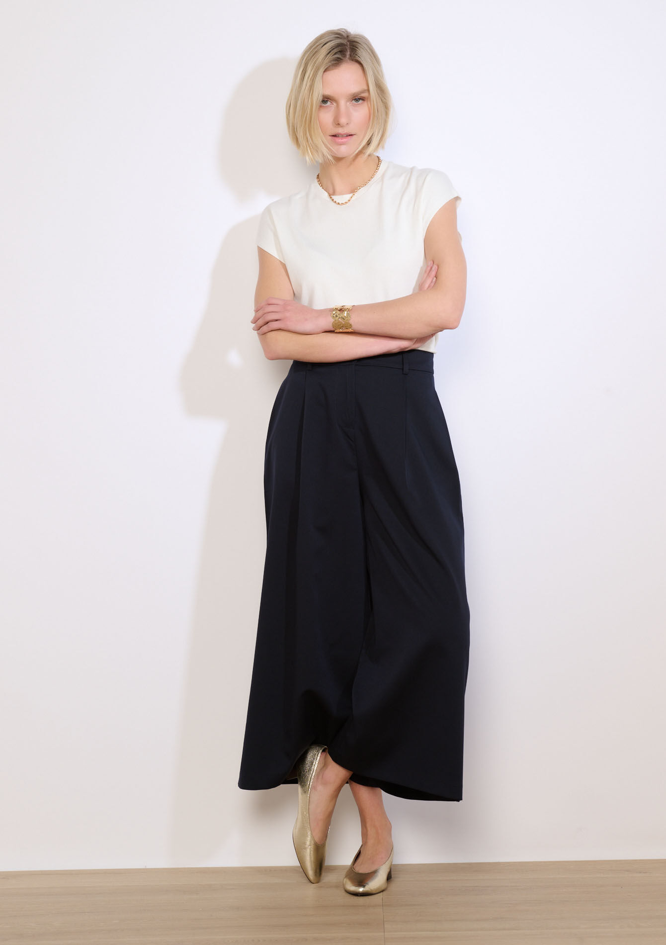 Gecoupeerde culottebroek