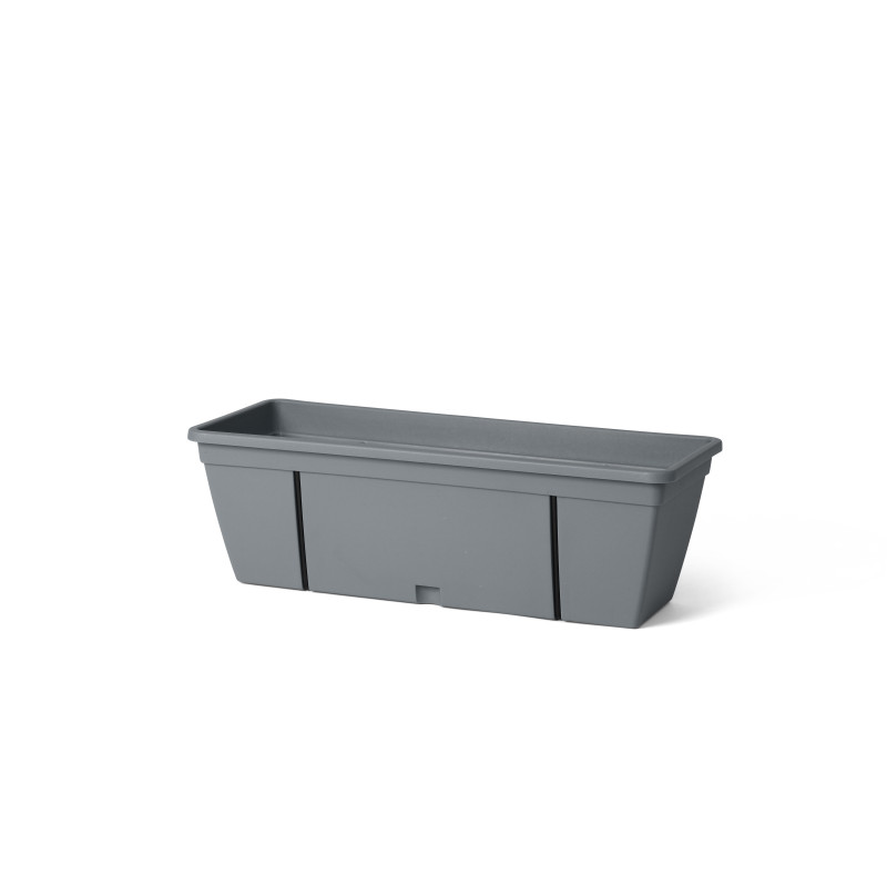 Balconnière pour balustrade Smart bleu gris 50 x 18 x 16 cm