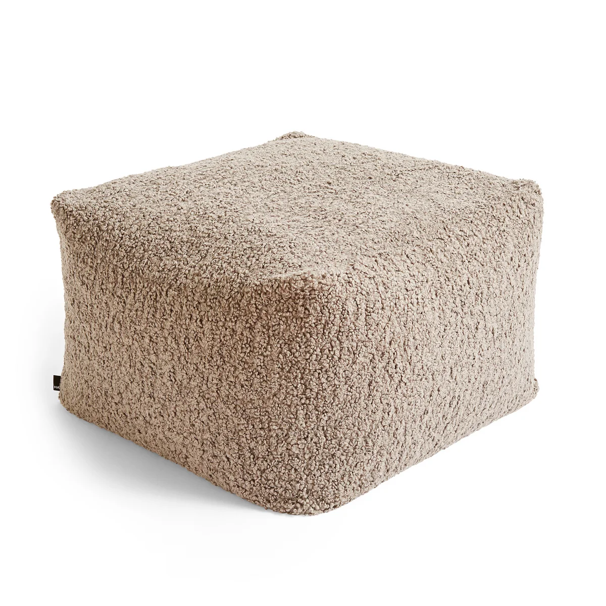 HAY - Snug Pouf, H 40 cm, beige