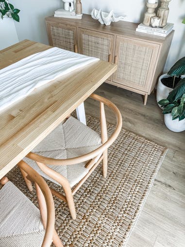 Amare Natural Braided Jute Rug