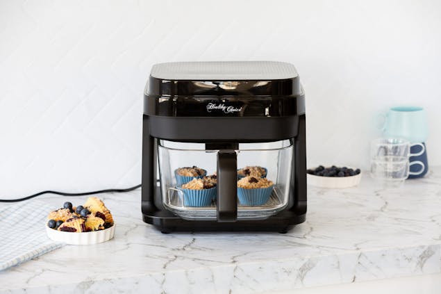 6.5L Glass Digital Air Fryer Oven, 1200W, >200&deg;C, Easy Cleaning