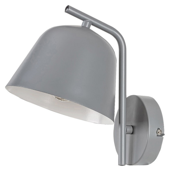Kinkiet popielaty Malia 1xE14x25W wym:21,5x16x21cm IP20 Rabalux