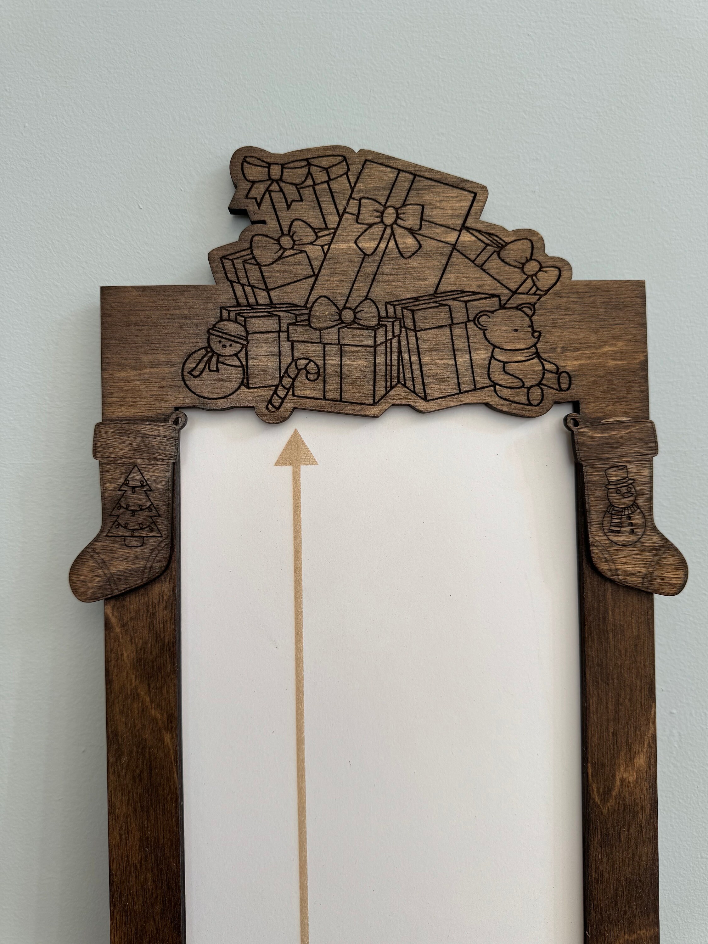 Christmas gift frame