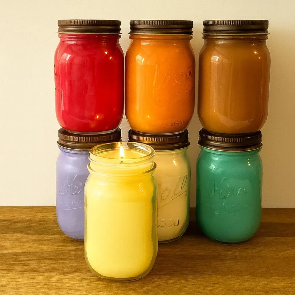 Soy Candle in 16 oz. Mason Jar - Choose from 40+ Scents - Clean Burn, Long-Lasting Scented Candle Gift