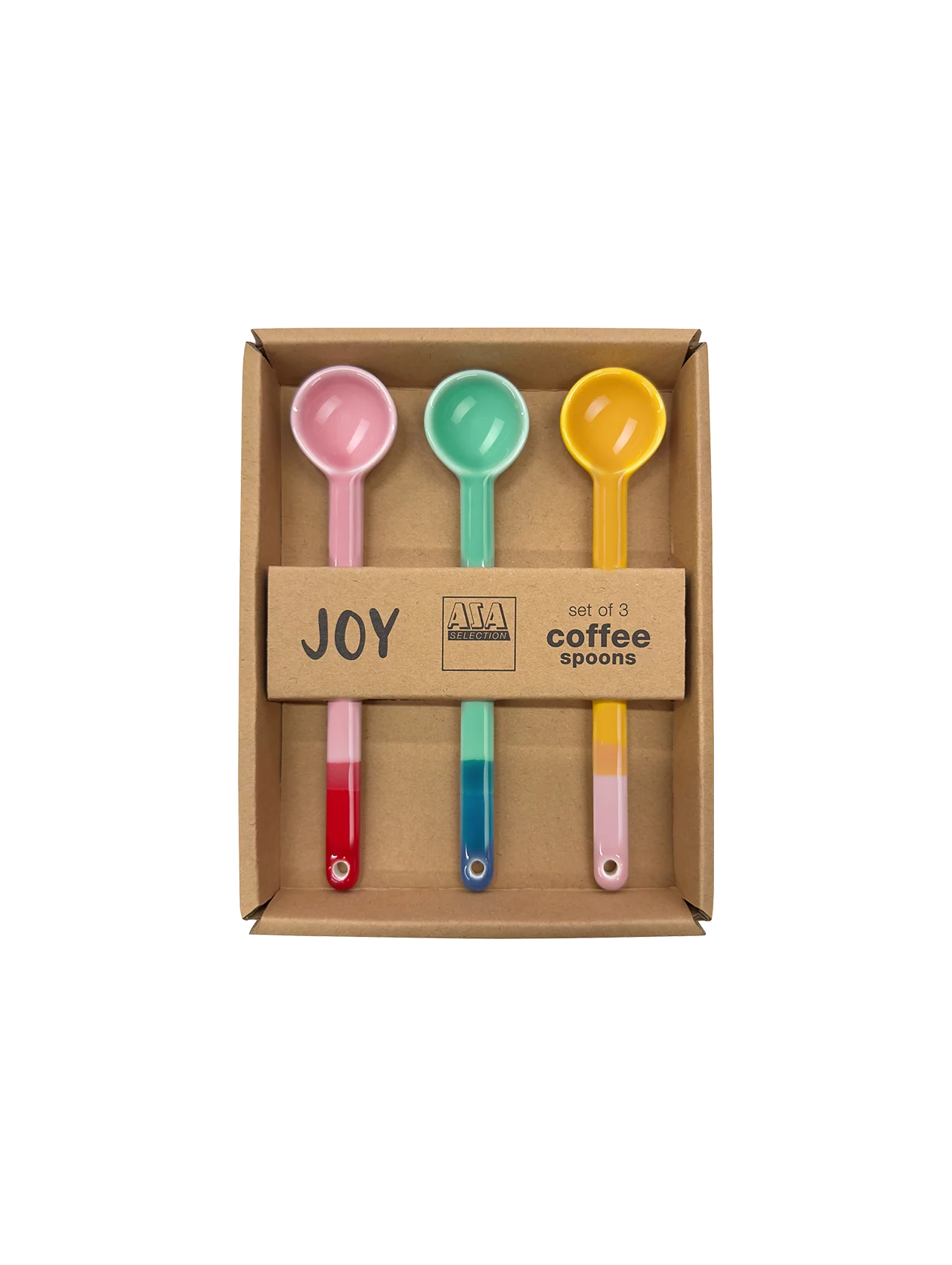 3er set löffel, smoothie colors