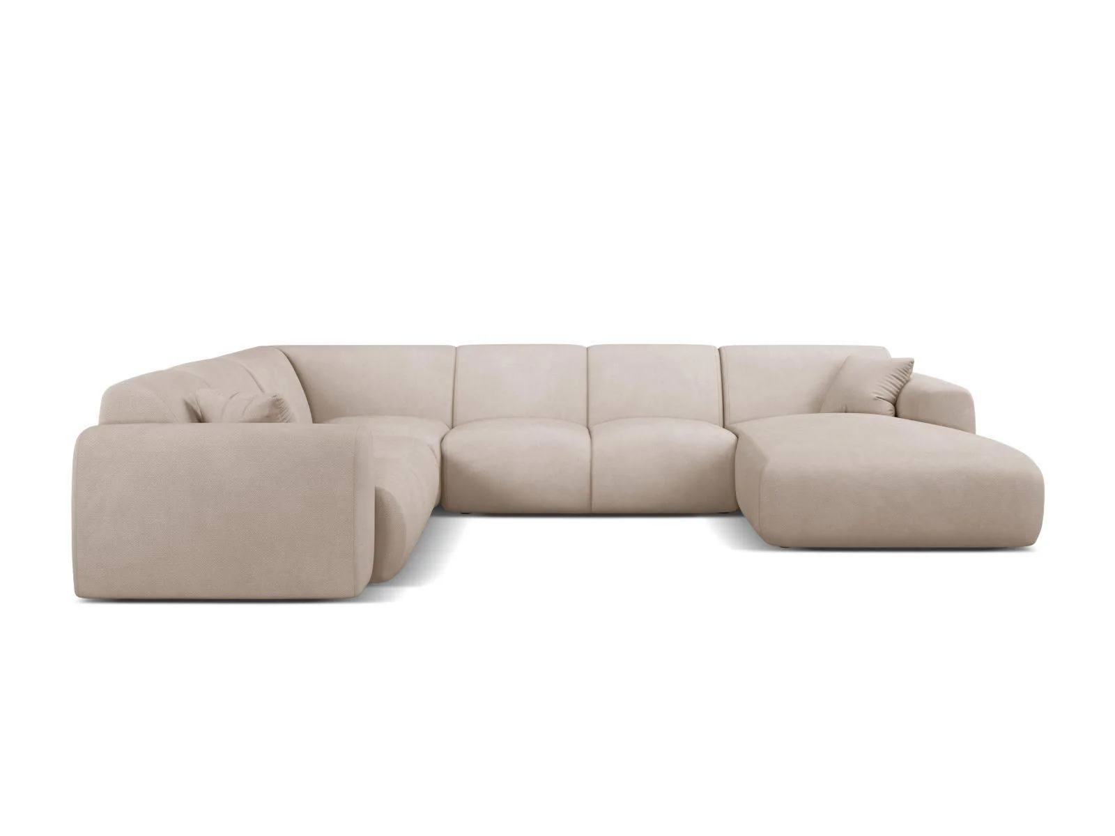 Modulaire hoekbank Molino links chenille
