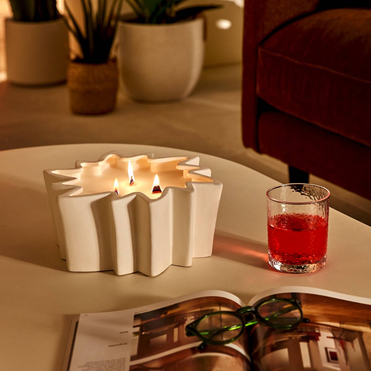 Scented Candle "Sienna" Gourmet Scent, Vanilla, 850g