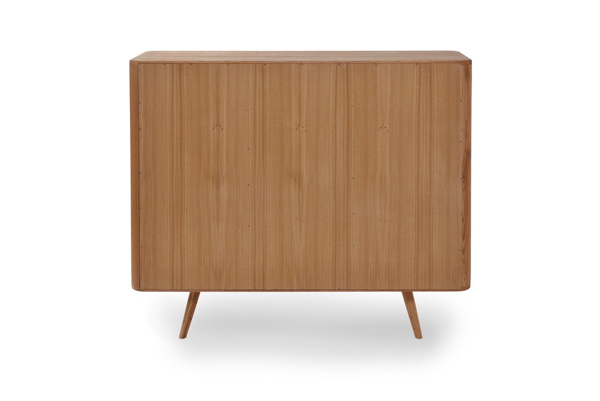 Gazzda Ena Dresser 135 Eikenhouten Dressoir - Naturel   Wit
