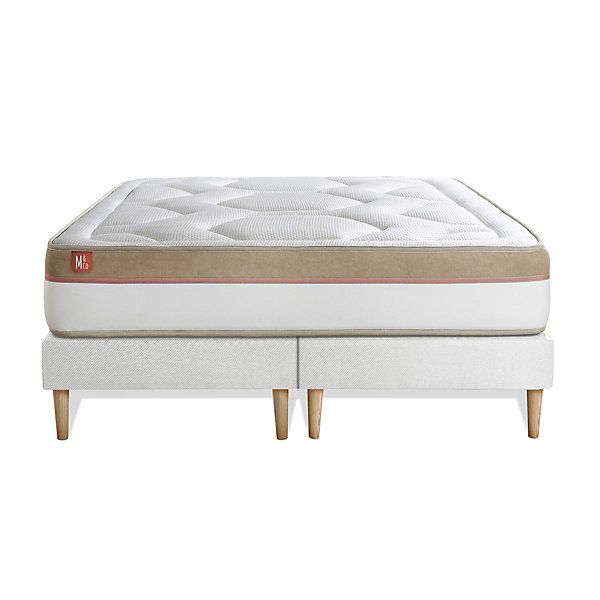 Ensemble Mémoire de forme de confort Ferme avec sommier tapissier