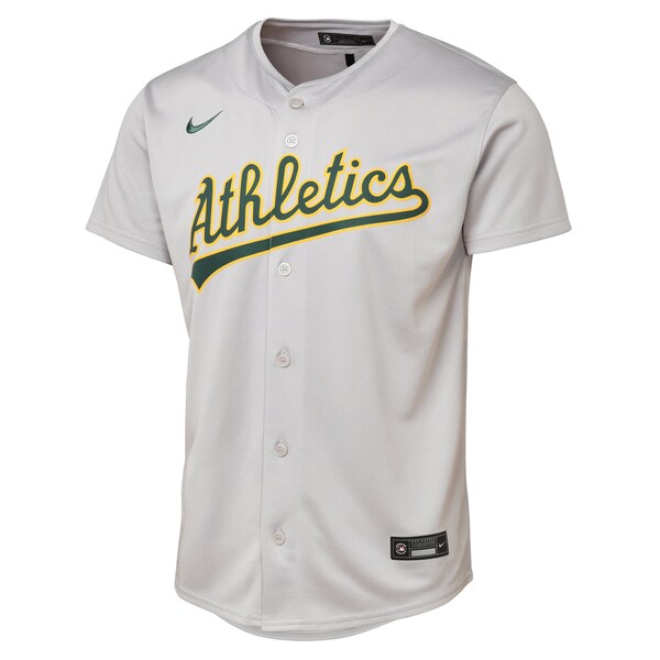 Athletics Youth Road Limited Jersey - Gray
