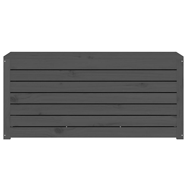 Boîte coffre de jardin 101 x bois gris Helloshop26