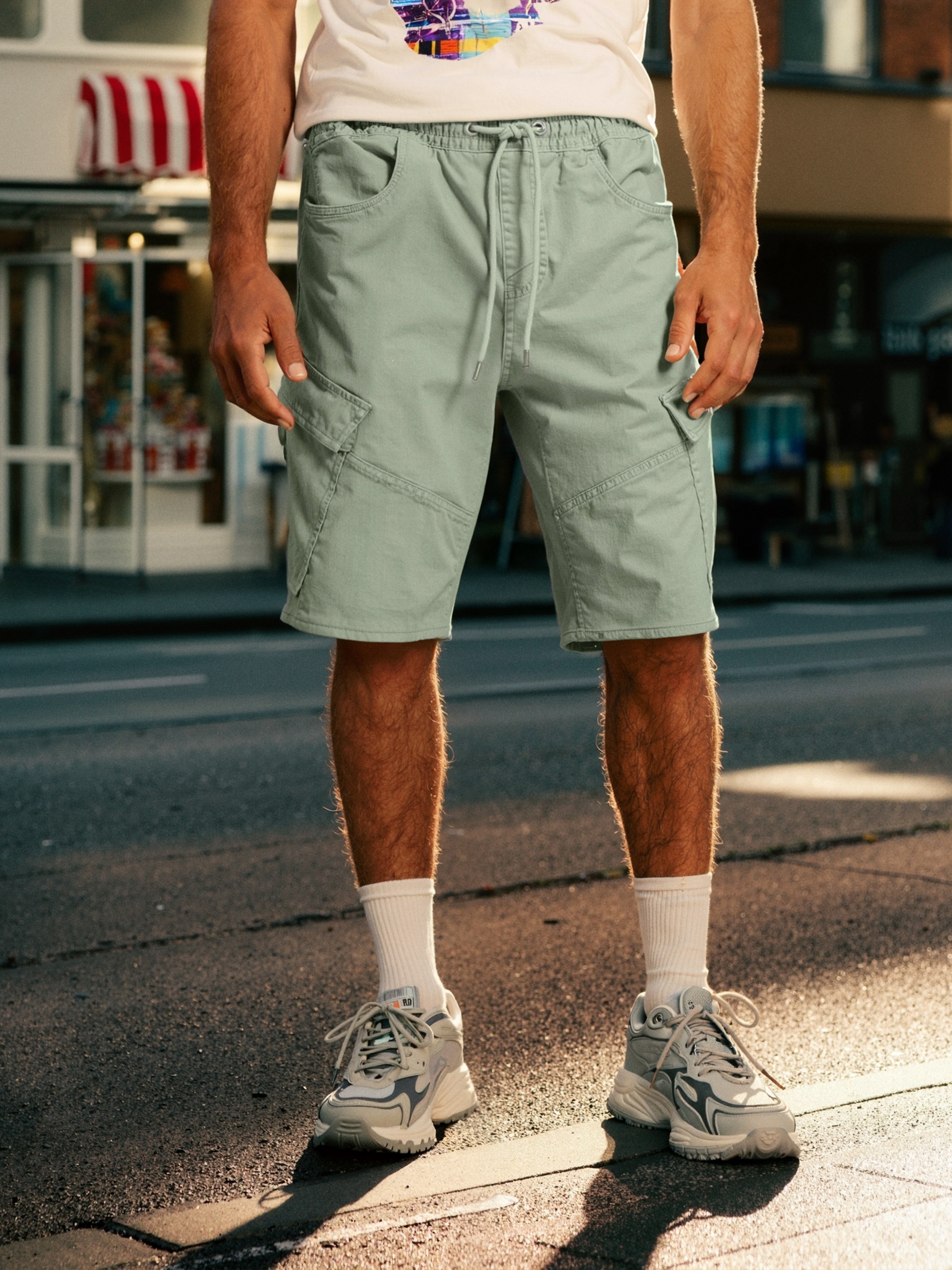 Szorty jeansowe jogger