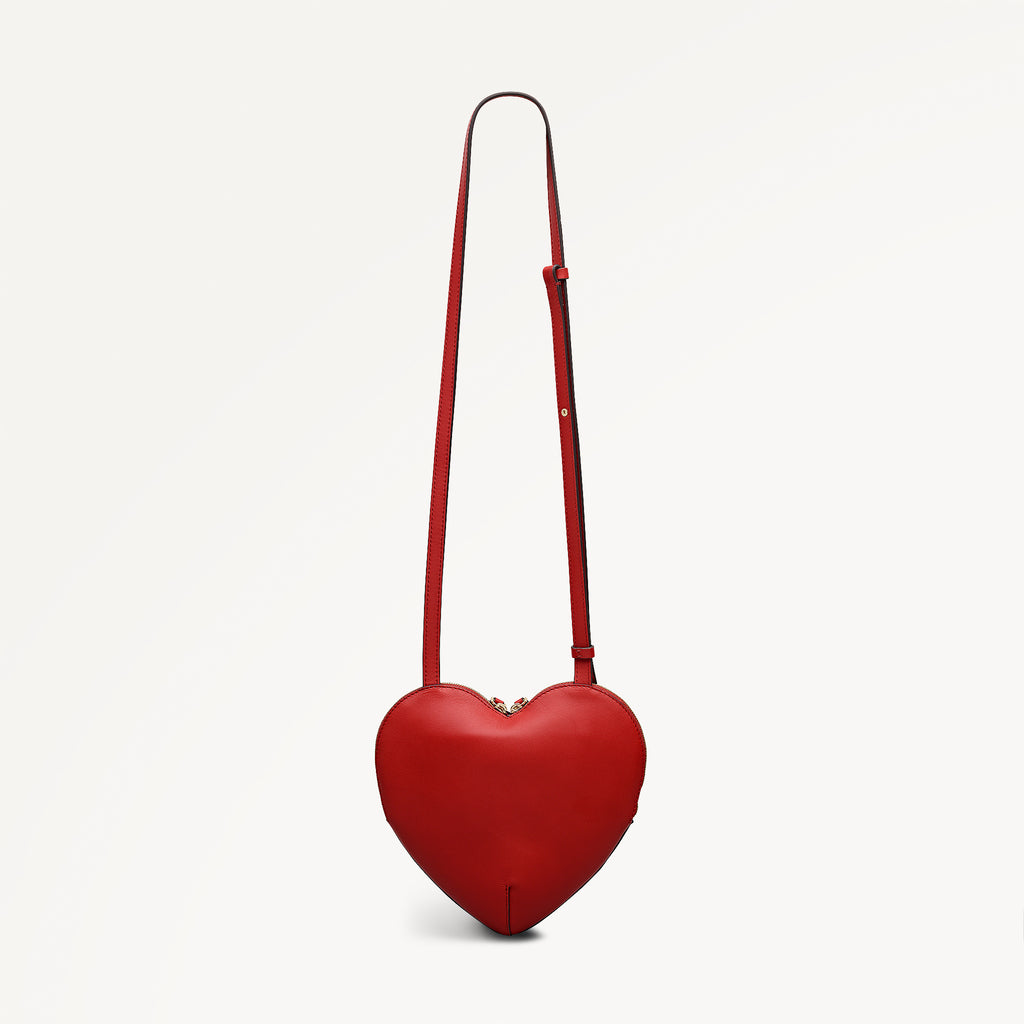 Heart Street - Medium Ziptop Cross Body Bag