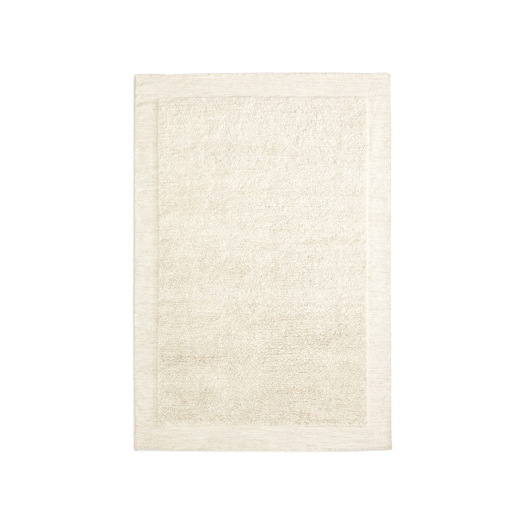 Kave Home - Wit Marely-vloerkleed van wol 160 x 230 cm