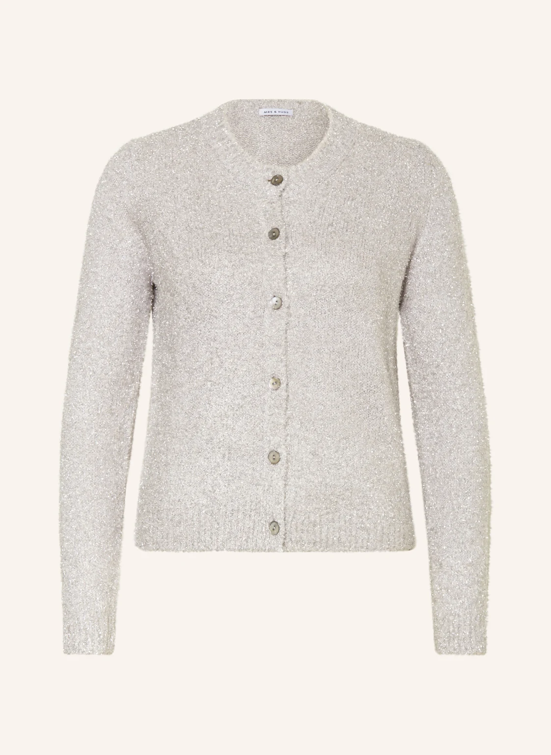 MRS & HUGS Strickjacke mit Glitzergarn