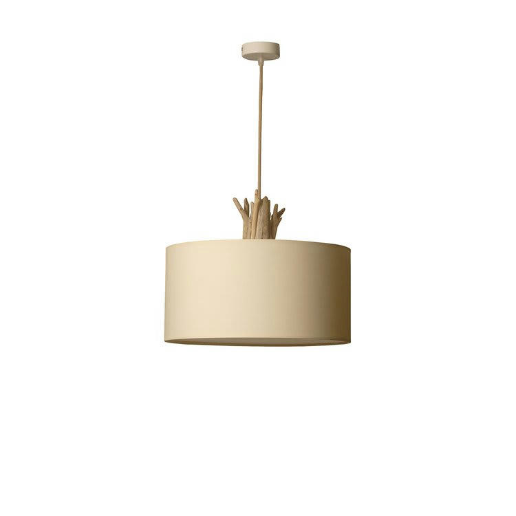 FAGOT - Suspension en bois recyclé blanc cassé