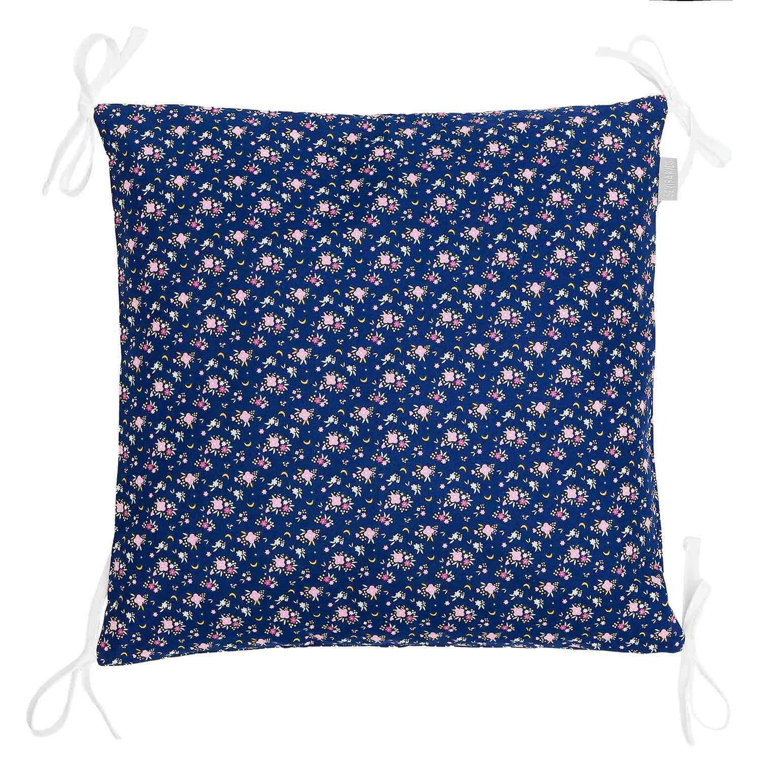 FAIRY FLORE - Taie de coussin en coton pour tour de lit