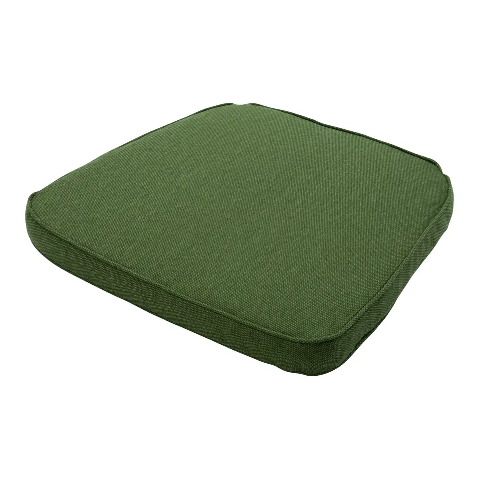 Madison - Zitkussen Wicker Moss green canvas eco  - Ca. 48x48 cm - Set van 4