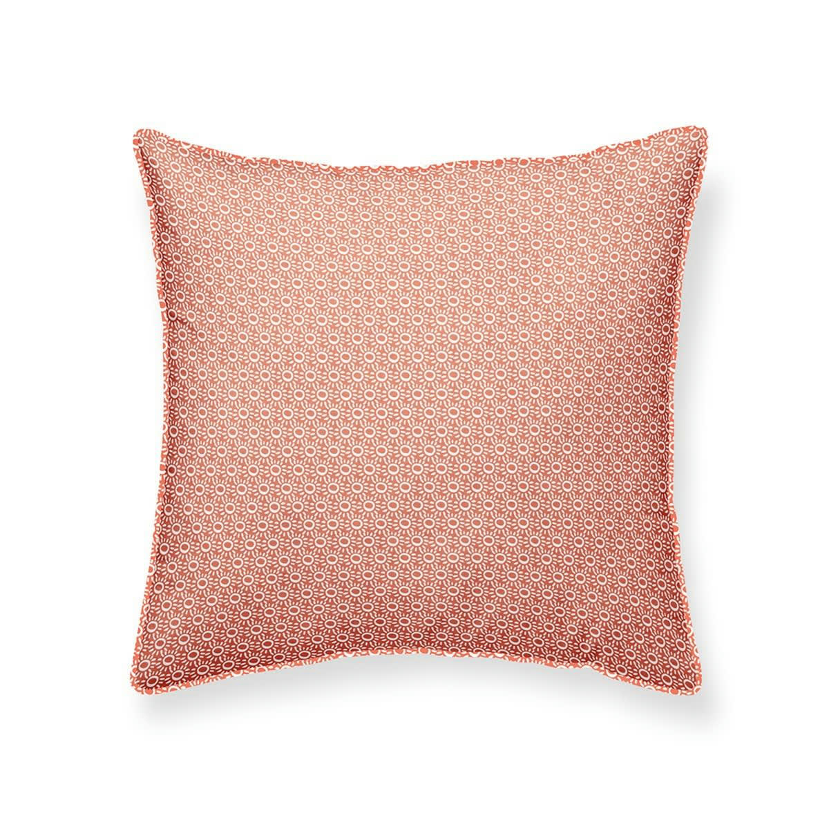 DESERT CHIK - Coussin décoration imprimé en Coton Rouge 38x38 cm