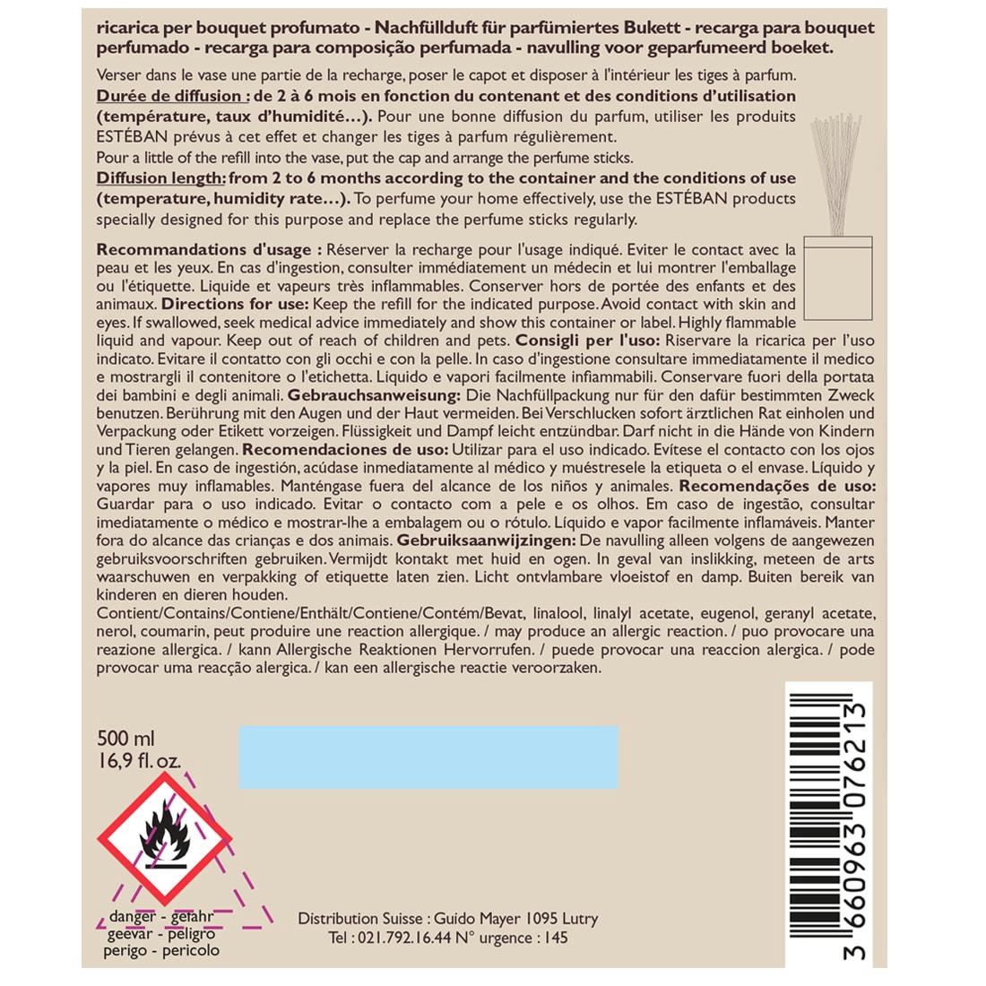 CÈDRE - Recharge bouquet 500ml