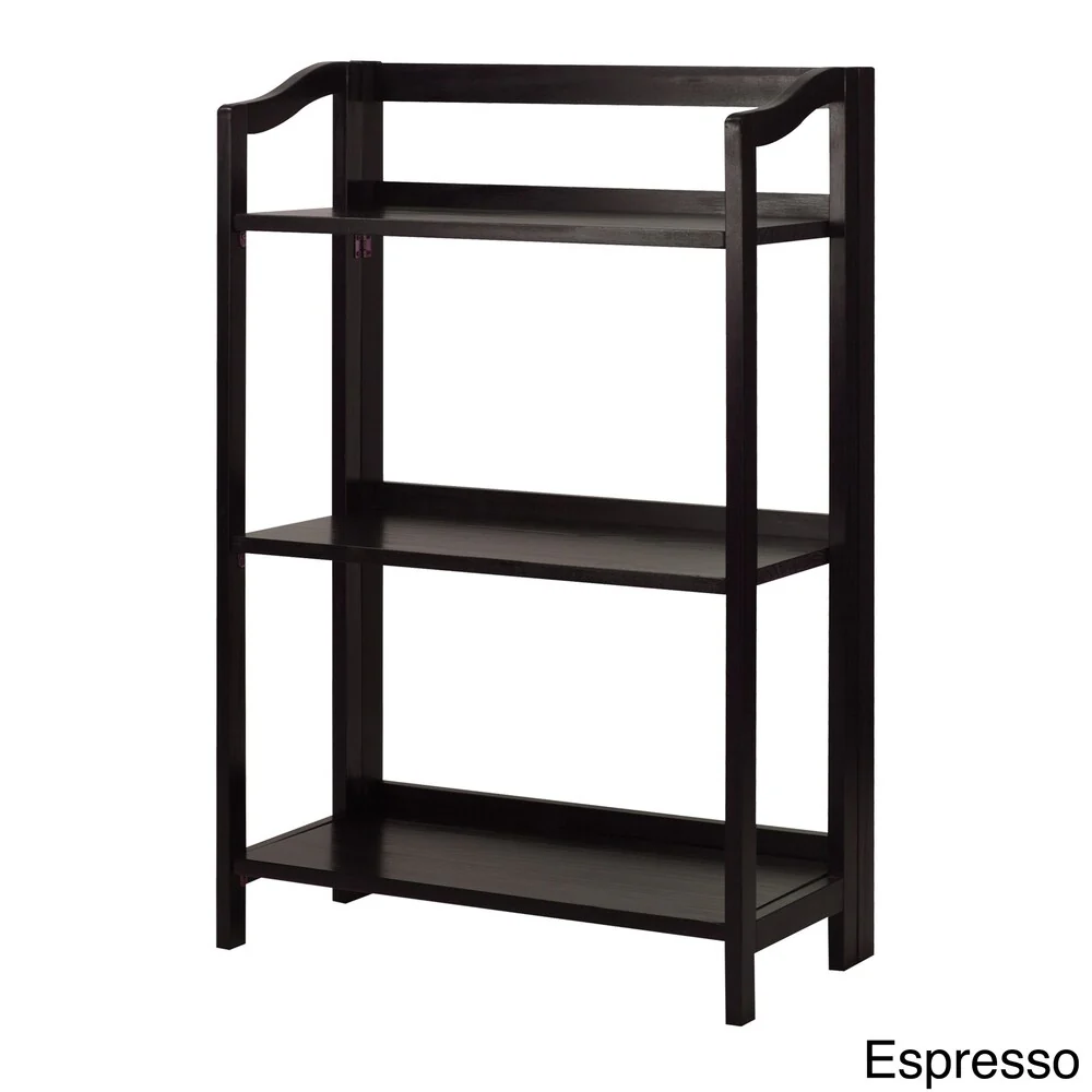 Stratford 3-shelf Folding Bookcase