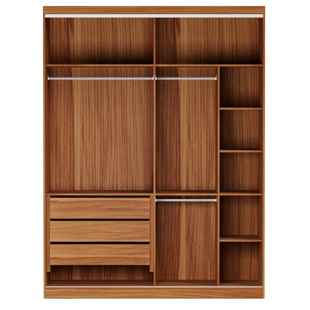 ESTRUTURA DE GUARDA-ROUPA 2 PORTAS FRIZ