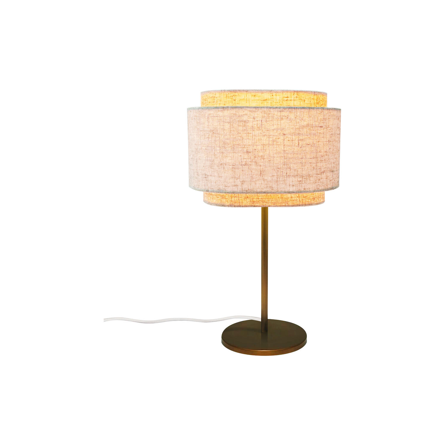 Takai bordlampe, beige