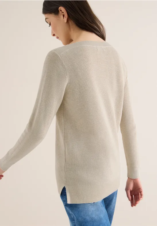 Strukturpullover