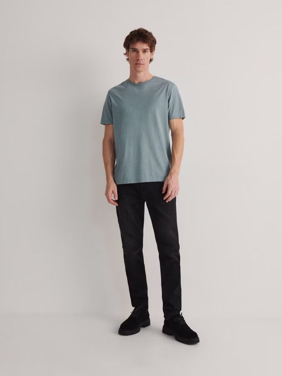 Lyocell Blend Plain T-Shirt