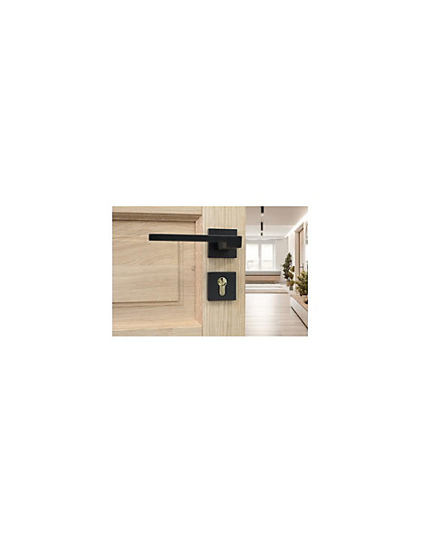 Cylindre de serrure double entrée FTH 5G, 40x50mm, cylindre et clés en laiton, 3 clés crantées - FTH