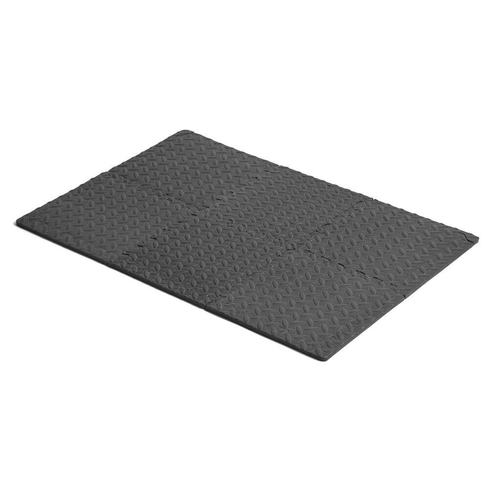 Dalle de protection piscine et spa mousse noir 30x30cm x6