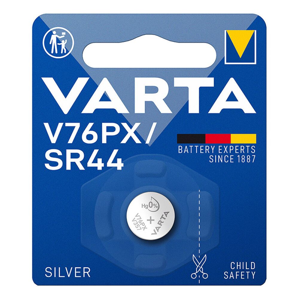 KNAPCELLEBATTERI VARTA V76PX 1,55V