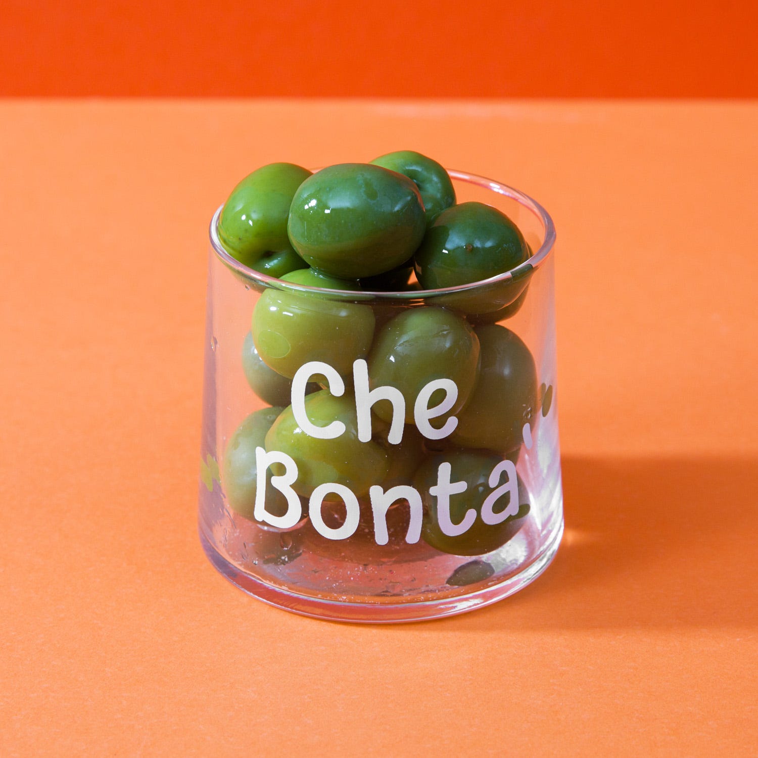 Coppetta vetro scritta Che bontà 220 ml