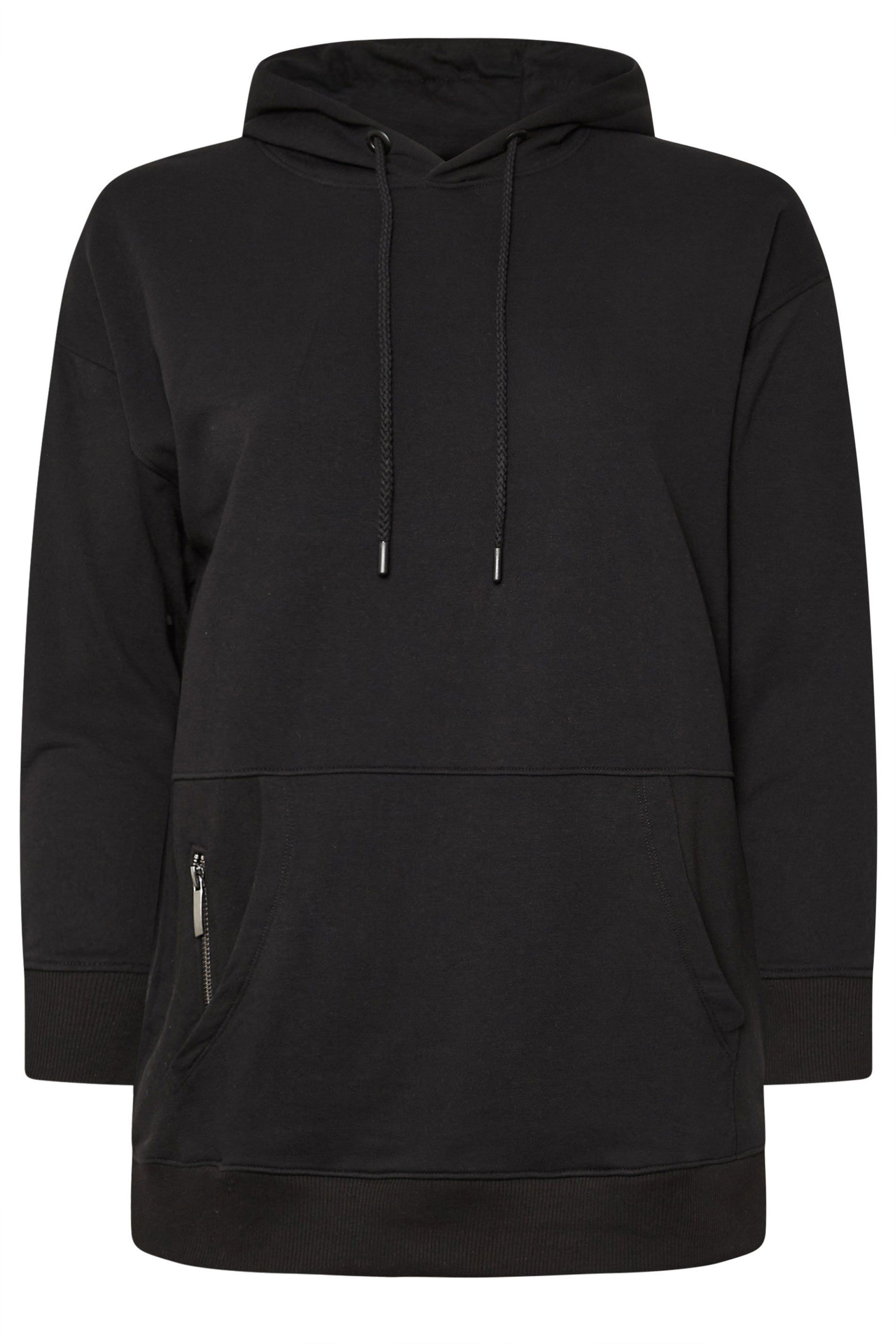 Yours Zip Detail Hoodie