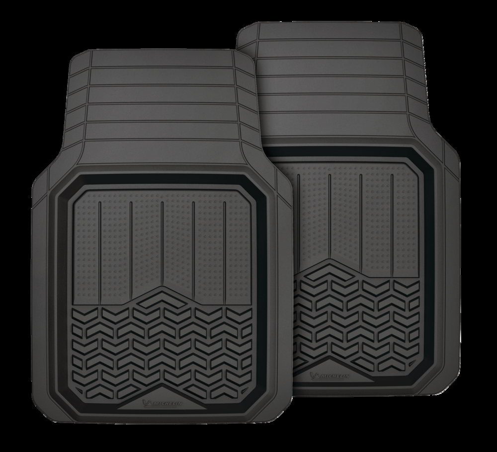 Michelin Deep Tray Truck Mat, Black, 2-pk