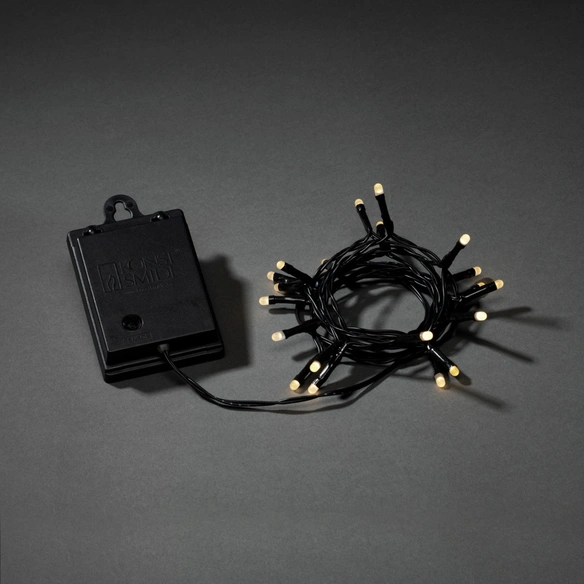 LED-Lichterkette, schwarz, Kabellänge: 0,5 m