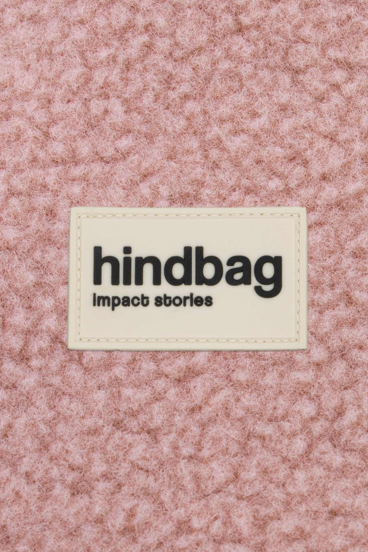 Sac à main Margault Teddy Rose poudré
