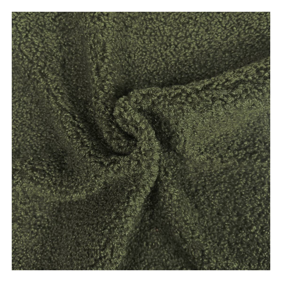 Olive Teddy Fabric by the Metre