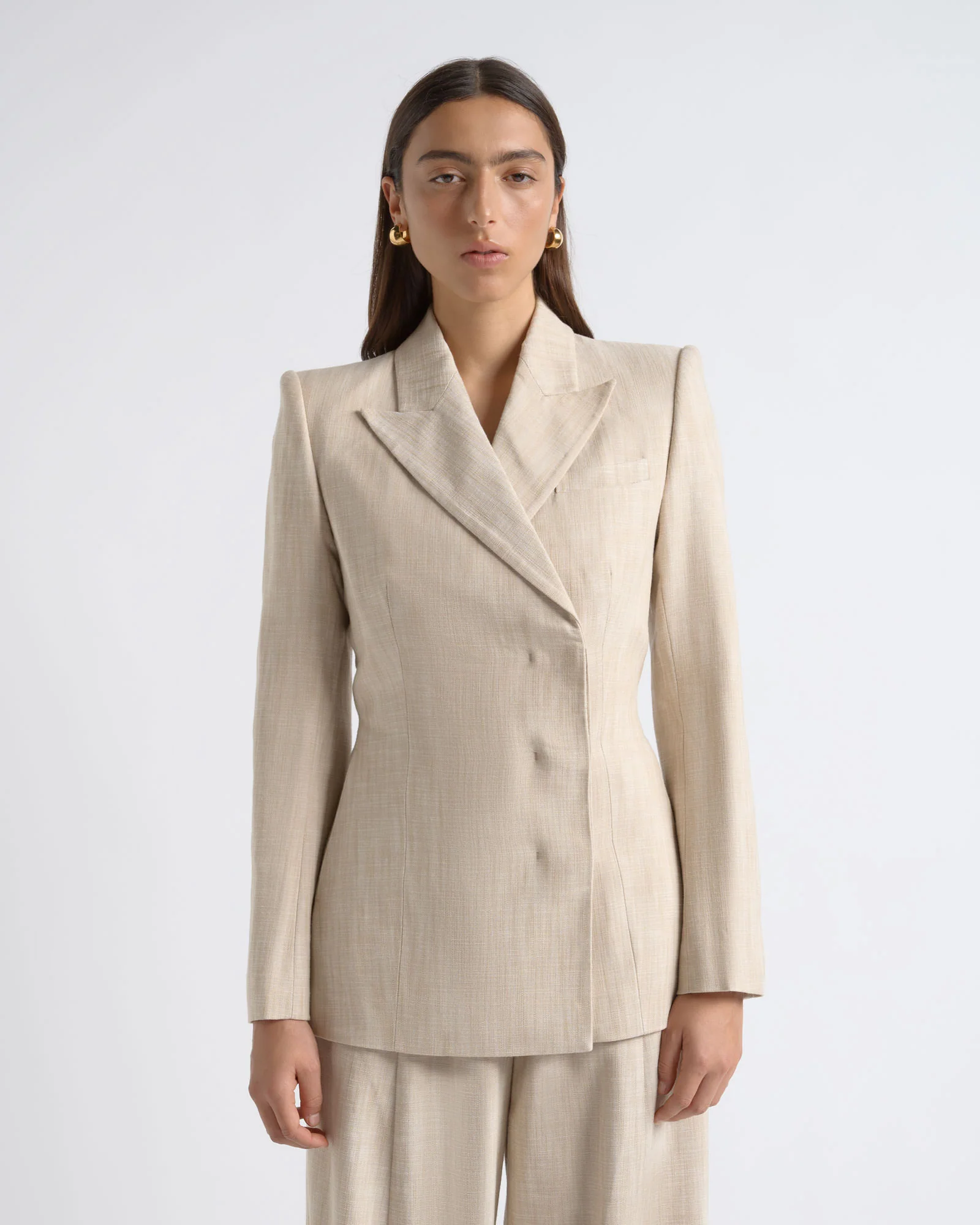 Double Breasted Concealed Blazer