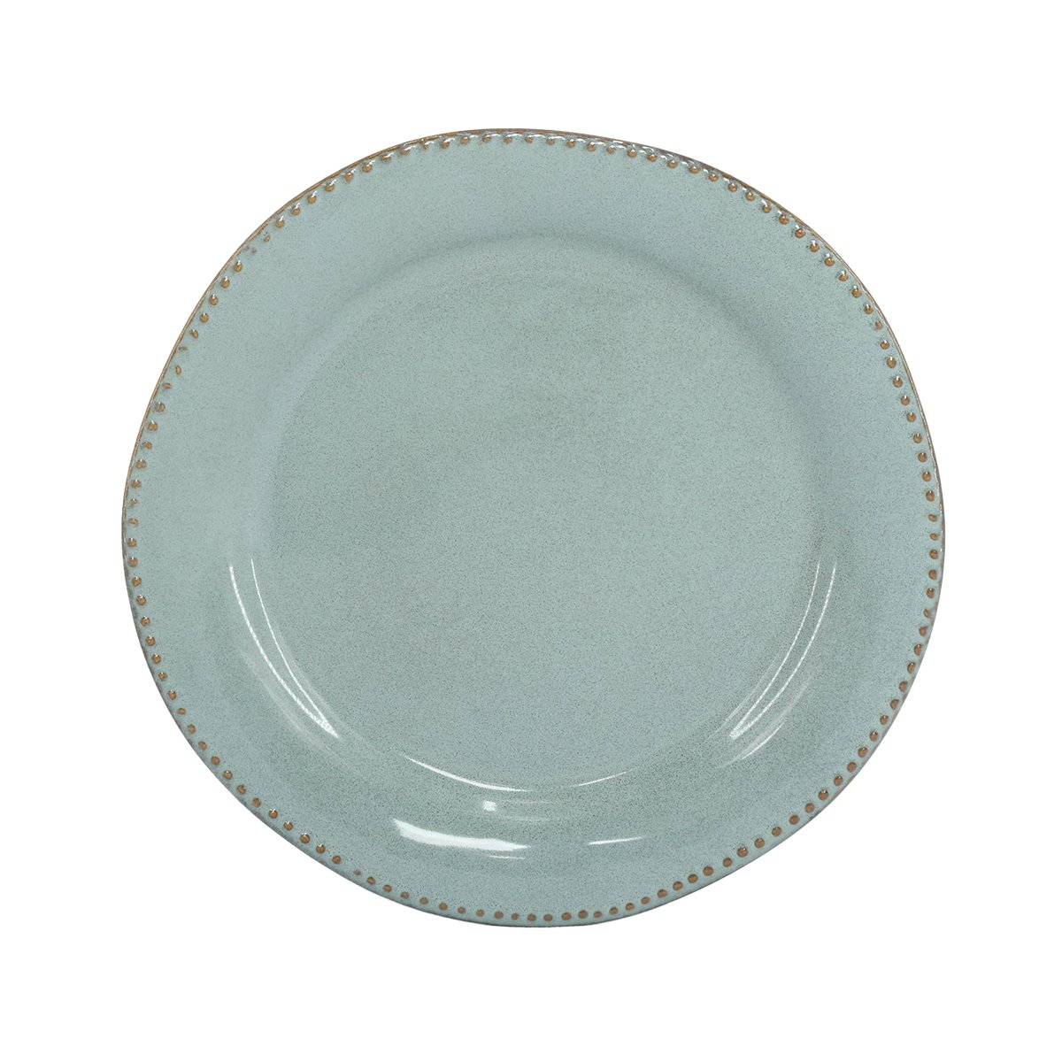 Prato raso CAPRI azul em cerâmica 27cm