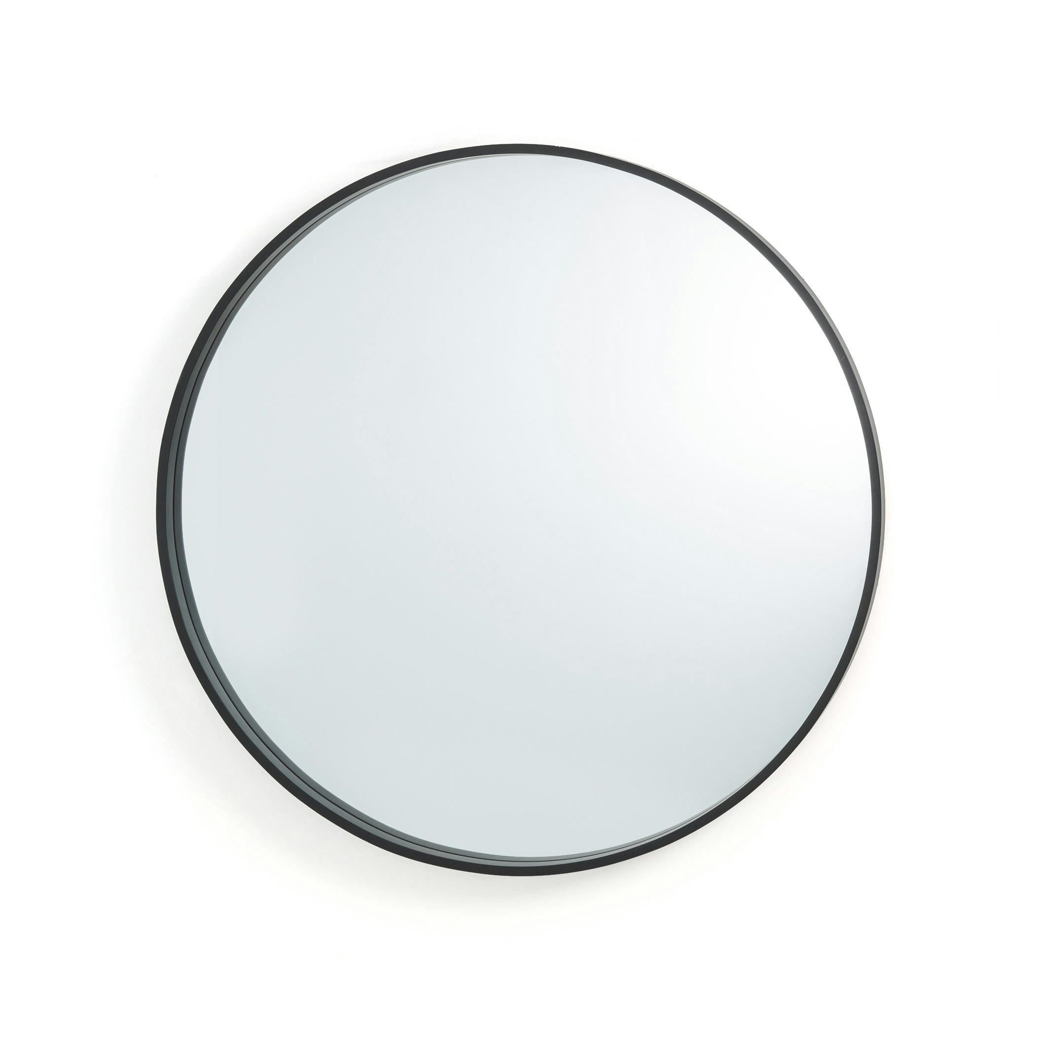 Miroir rond noir Ø80 cm, Alaria